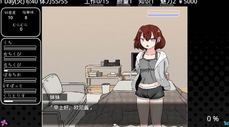 [PC][SLG]与青春期妹妹一起的30天/思春期妹と30日間-[D3V3内置AI汉化版]-菁选游戏宝库